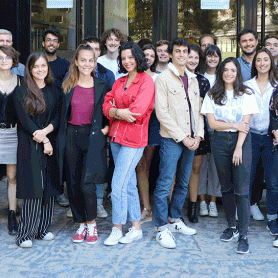 Photo de groupe de la promotion 2019-2021 du master