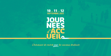 Journées d'accueil Journées d'accueil